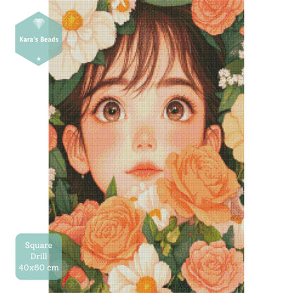 Enchanted Eyes Diamond Painting Kit | Square Resin Drill | Soft Velvet Canvas 40×60 cm | Precut Stickers & Tool Set | DIY Craft