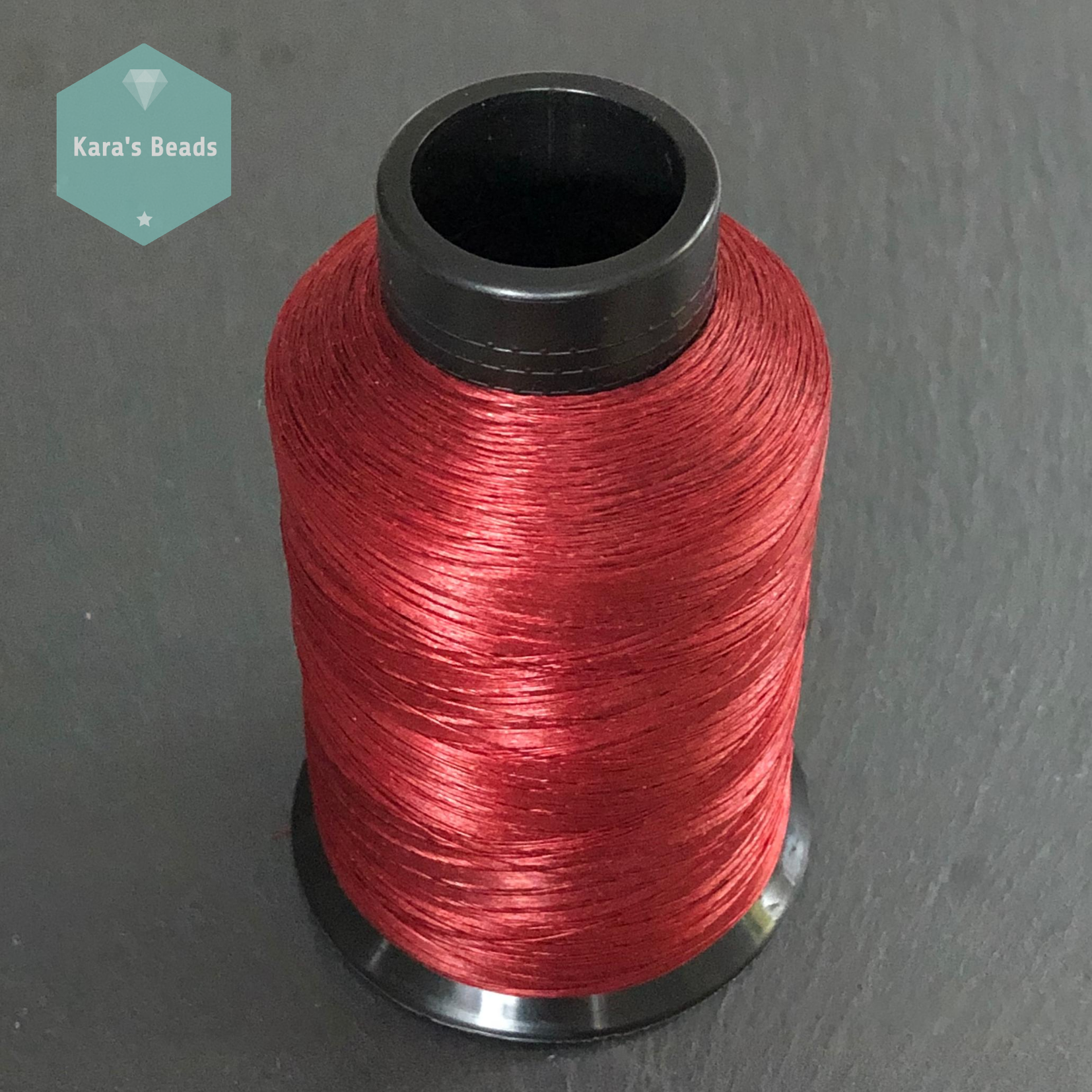 Nymo Size B Red Beading Thread 3 oz Cone