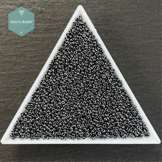 25g Tube 15/0 Miyuki Seed Beads RR15-0451 Gunmetal