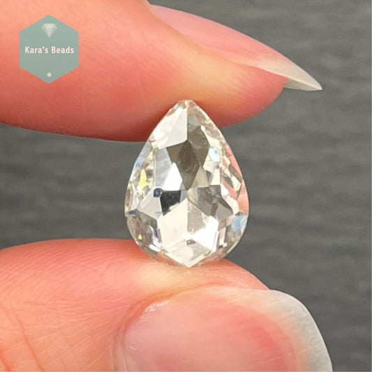 10x14 mm Drop Glass Cabochon Crystal 1 pc