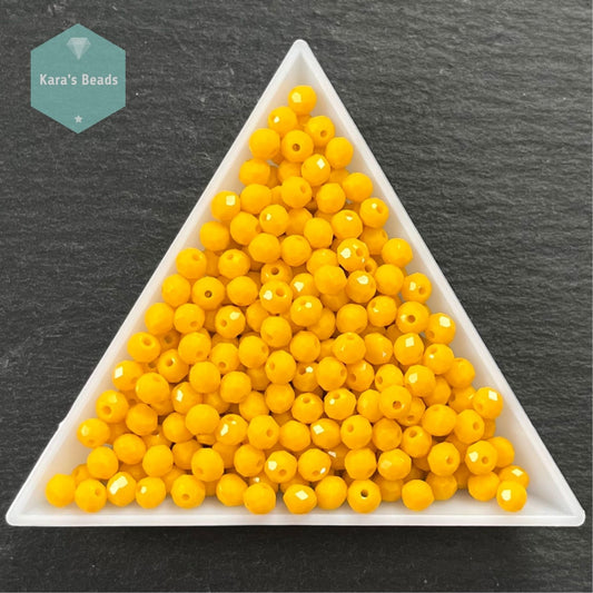 8mm Polymer Clay Beads, Yellow Stripe, Rondelle, strand, pol0145