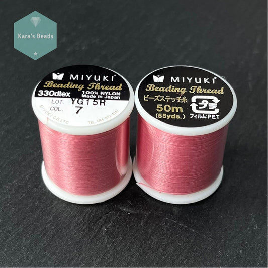 Miyuki Beading Thread 50 m - Col. 7 Pink