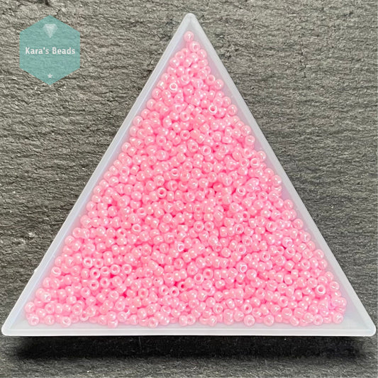 26g Tube 11/0 Miyuki Seed Beads RR11-428 Opaque Baby Pink Luster