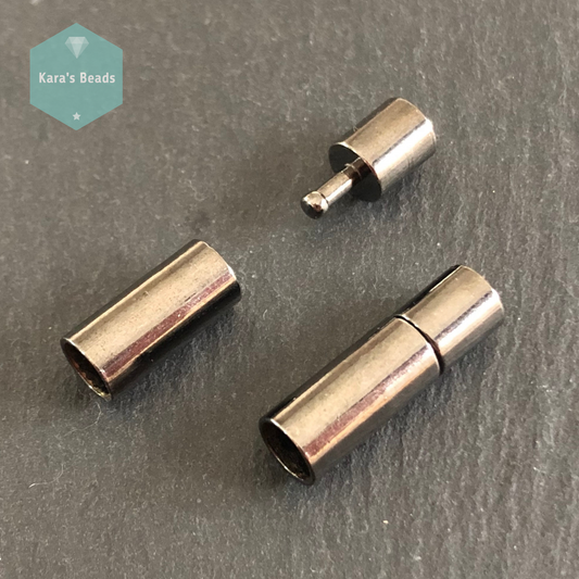 5 mm Black Vacuum Seal Clasp 1 pc